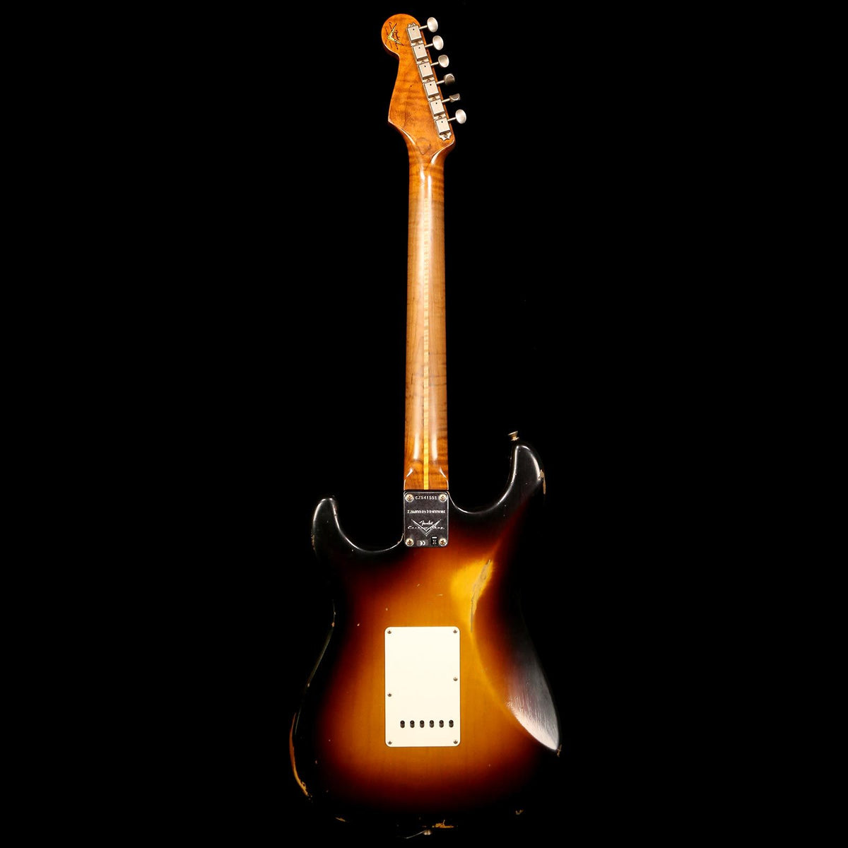 Fender Custom Shop Limited Roasted Tomatillo Stratocaster Wide Fade 2-Color Sunburst — 3