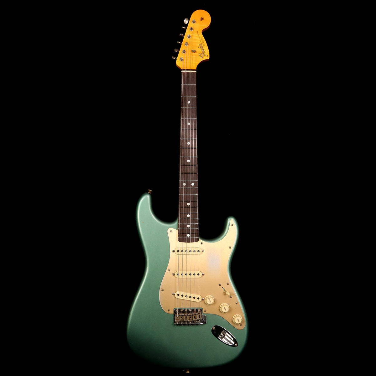 Fender Custom Shop Limited Big Head Stratocaster Aged Sherwood Green Metallic — 2
