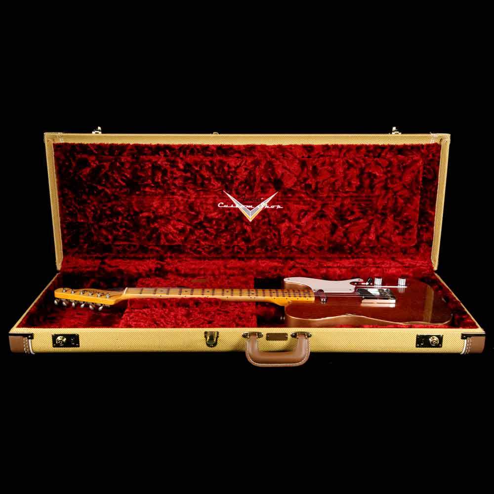 Fender Custom Shop 2019 Limited Roasted Pine Double Esquire Relic Aged Copper — 10