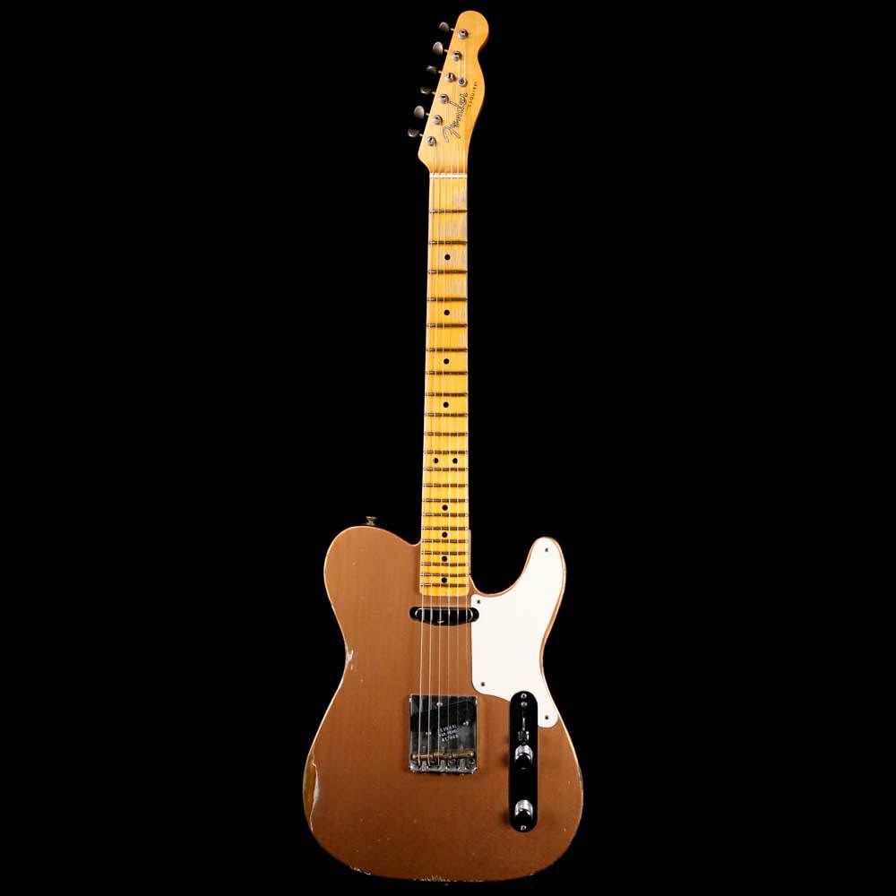 Fender Custom Shop 2019 Limited Roasted Pine Double Esquire Relic Aged Copper — 2