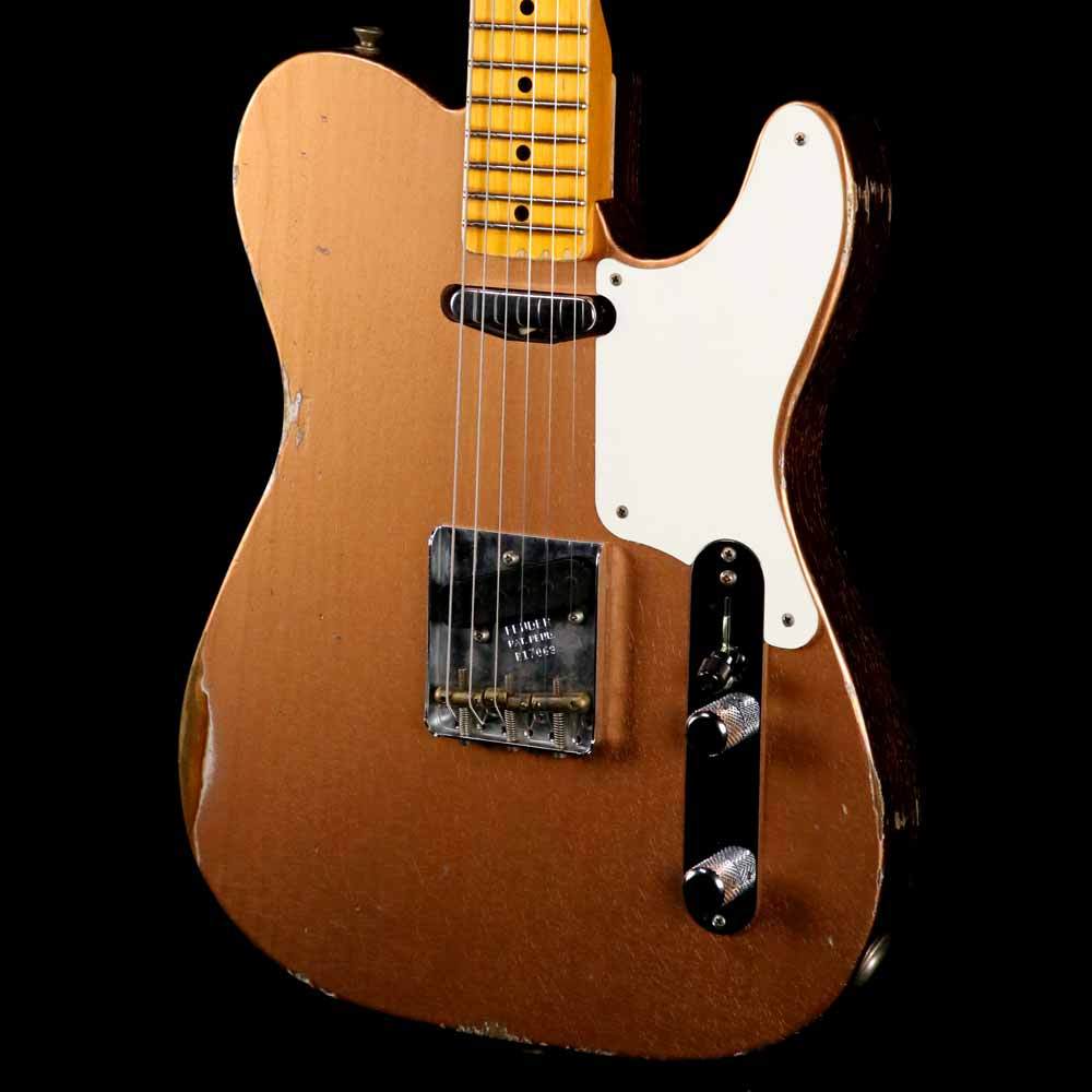 Fender Custom Shop 2019 Limited Roasted Pine Double Esquire Relic Aged Copper — 7