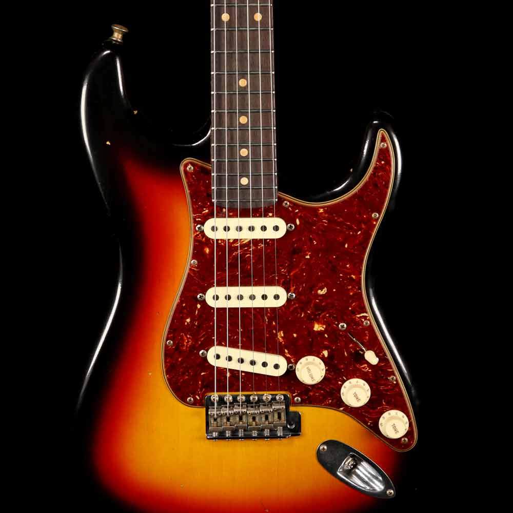 Fender Custom Shop 2019 Postmodern Stratocaster Journeyman Relic 3-Color Sunburst — 6