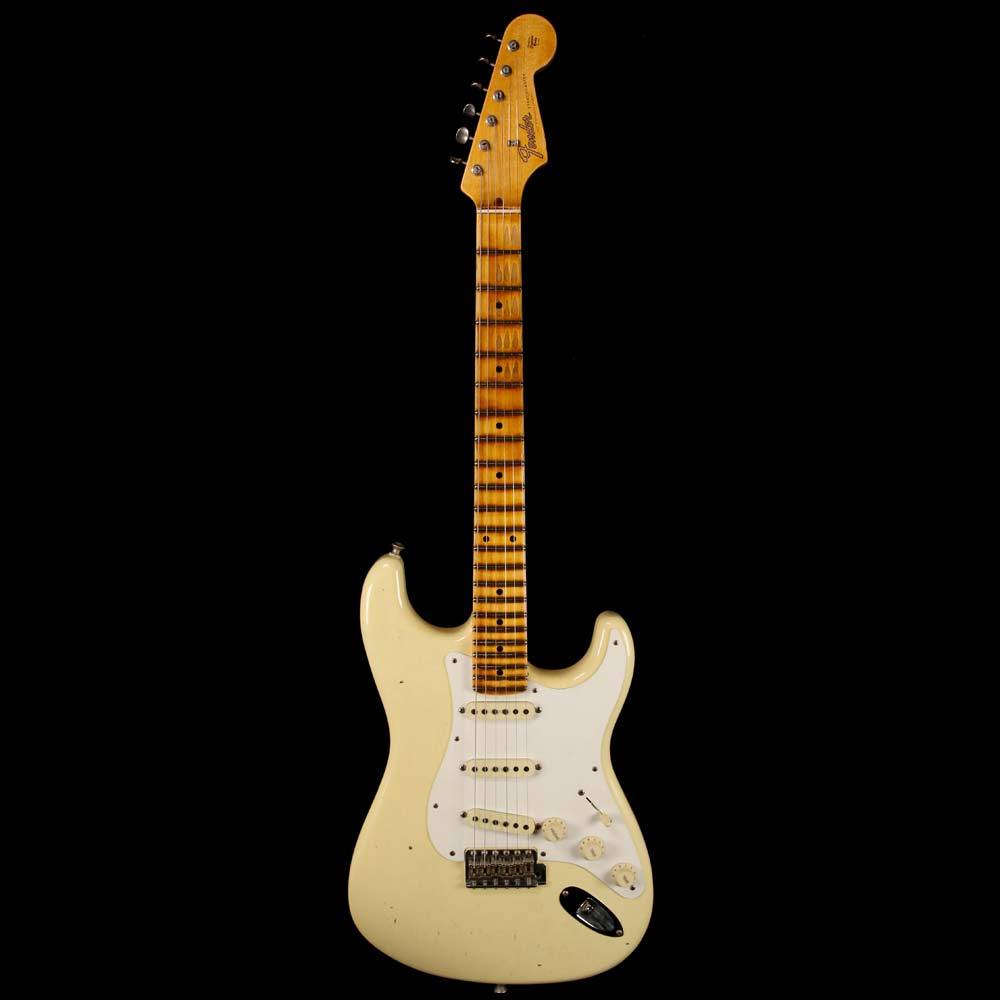 Fender Custom Shop 2019 Postmodern Stratocaster Relic Aged Vintage White — 2
