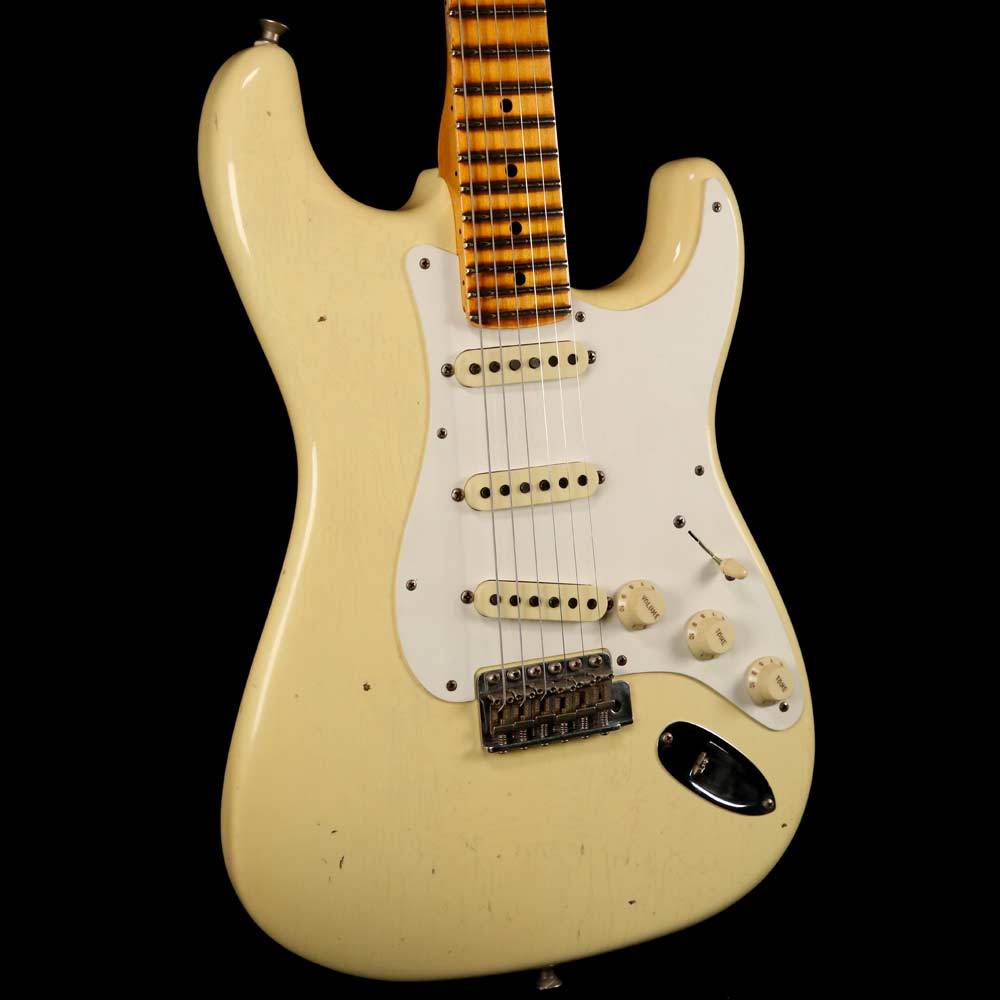 Fender Custom Shop 2019 Postmodern Stratocaster Relic Aged Vintage White — 7