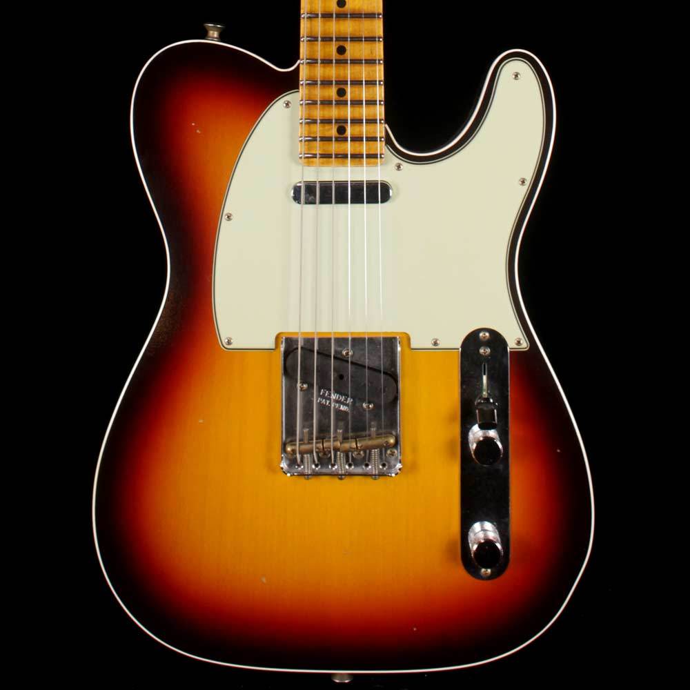 Fender Custom Shop Postmodern Telecaster 2019 Journeyman Relic Chocolate 3-Tone Sunburst — 1