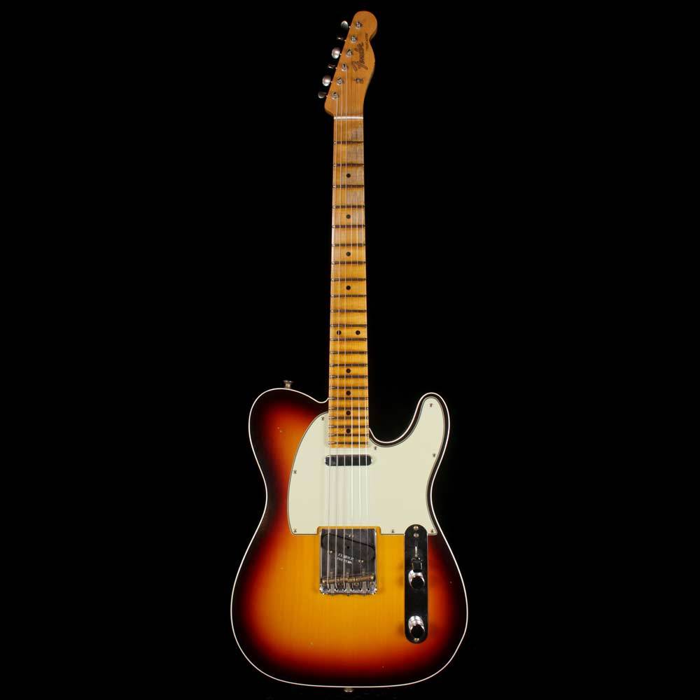Fender Custom Shop Postmodern Telecaster 2019 Journeyman Relic Chocolate 3-Tone Sunburst — 2