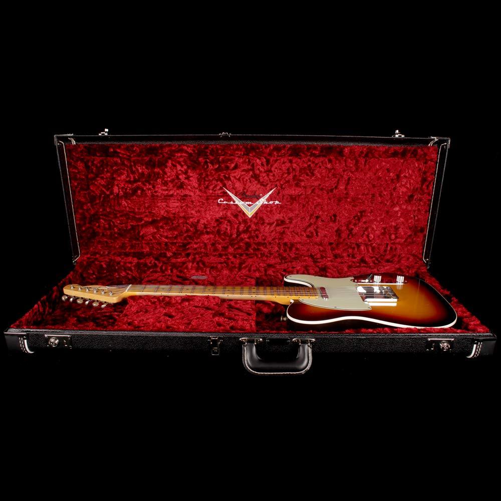 Fender Custom Shop Postmodern Telecaster 2019 Journeyman Relic Chocolate 3-Tone Sunburst — 8