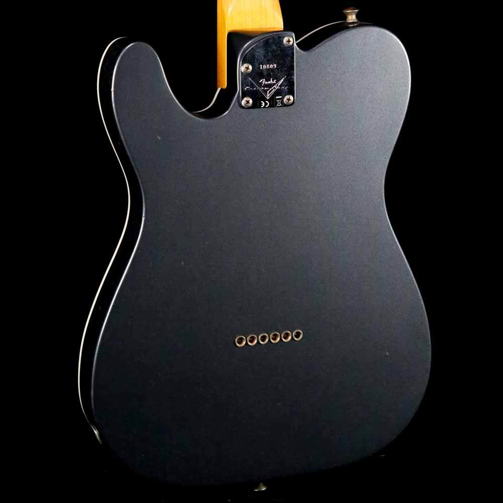 Fender Custom Shop Postmodern Telecaster  Journeyman Relic Aged Olympic White and Charcoal Frost Metallic — 9