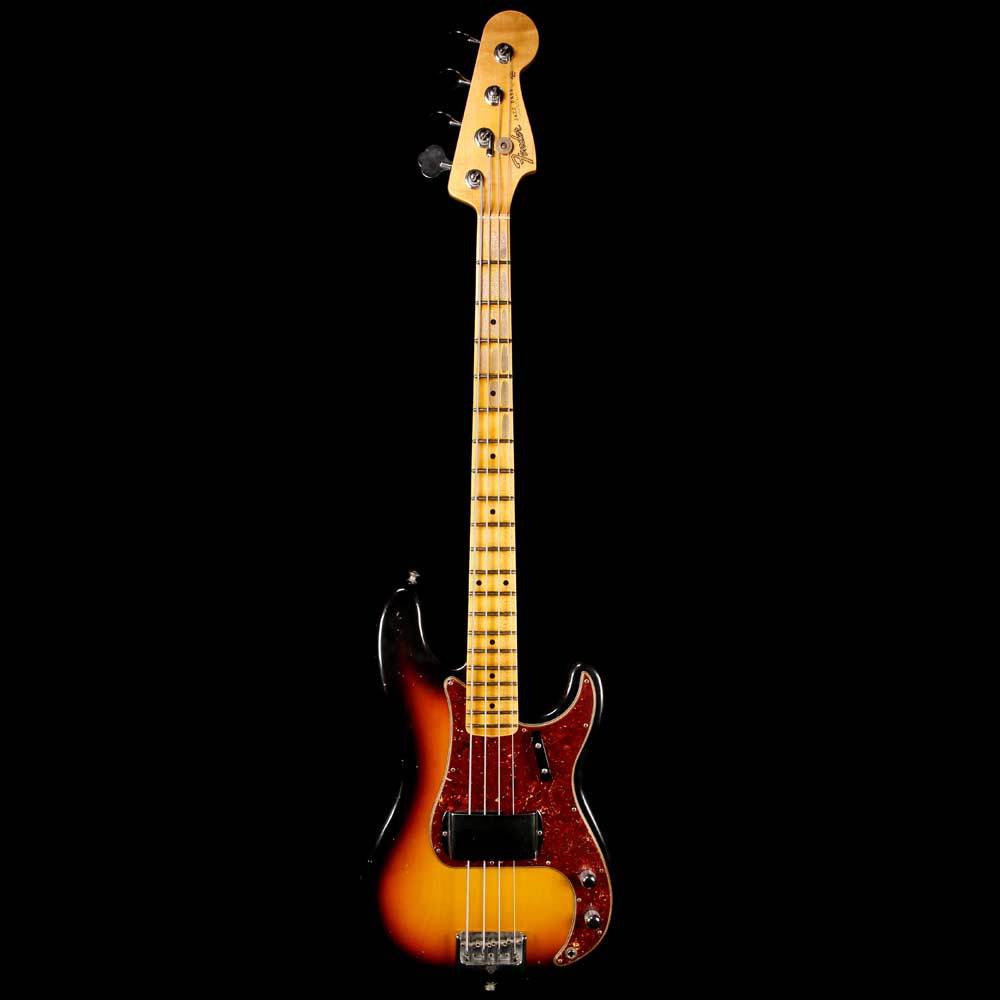 Fender Custom Shop Postmodern Bass 2019 Journeyman Relic Faded 3-Color Sunburst — 2