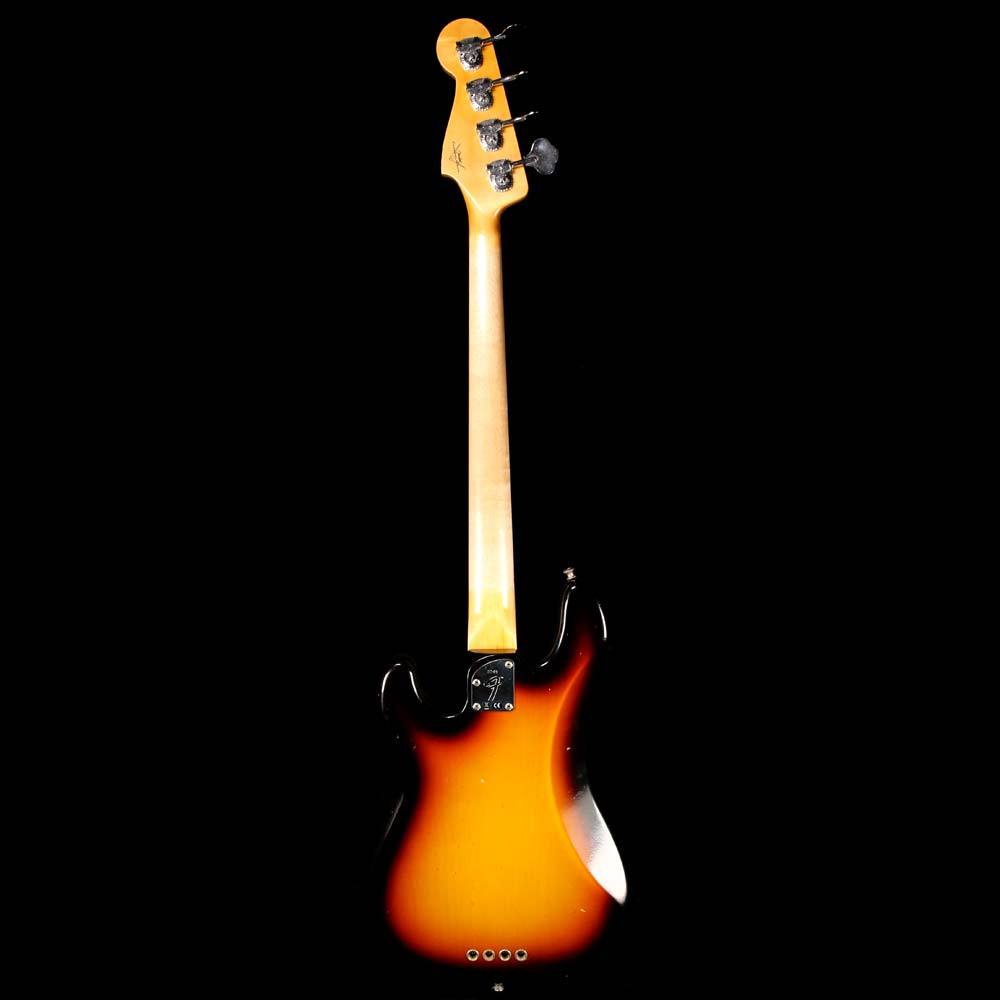Fender Custom Shop Postmodern Bass 2019 Journeyman Relic Faded 3-Color Sunburst — 3