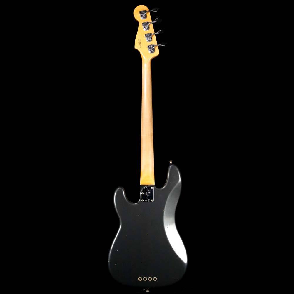 Fender Custom Shop Postmodern Bass  Journeyman Relic Charcoal Frost Metallic — 3