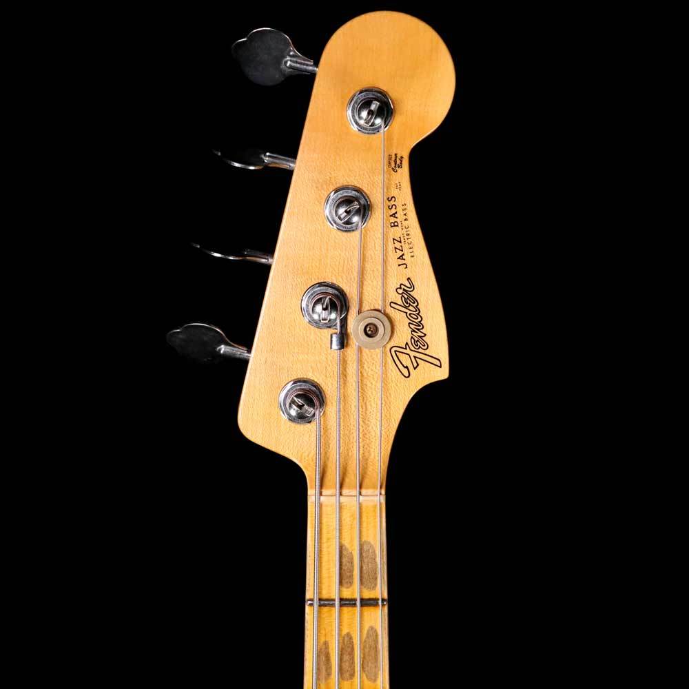 Fender Custom Shop Postmodern Bass  Journeyman Relic Charcoal Frost Metallic — 4