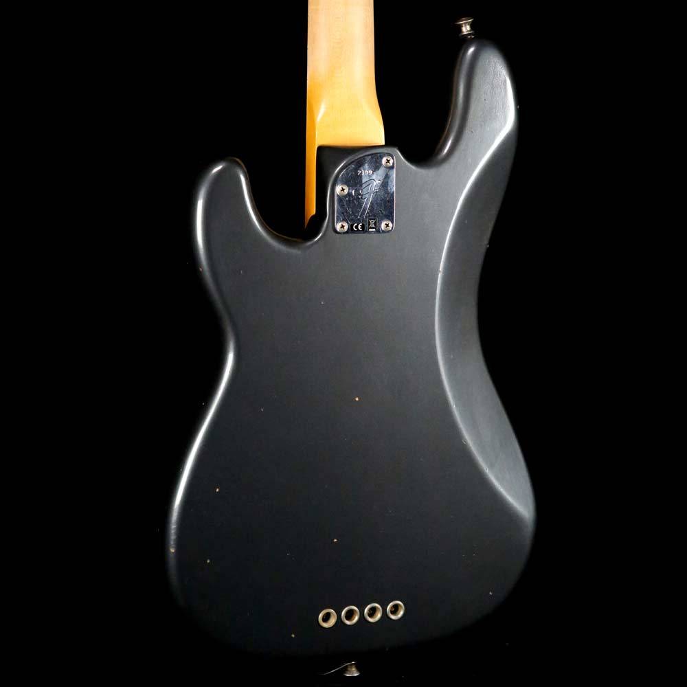 Fender Custom Shop Postmodern Bass  Journeyman Relic Charcoal Frost Metallic — 9