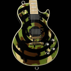 Gibson Custom Zakk Wylde Bullseye Camo Les Paul Custom 2005 | The