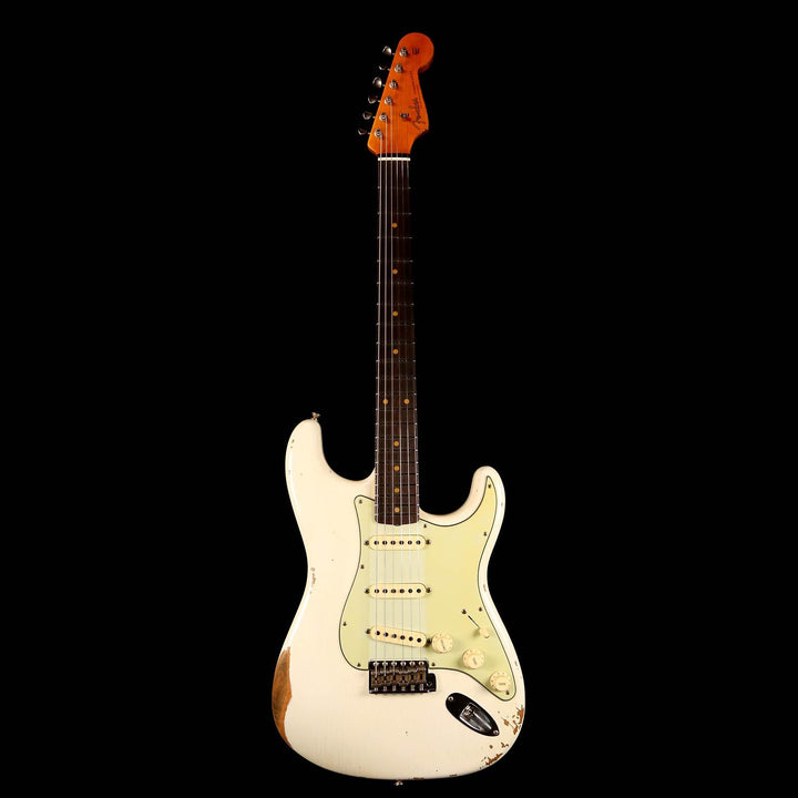 Fender Custom Shop 1959 Stratocaster Heavy Relic Aged Olympic White