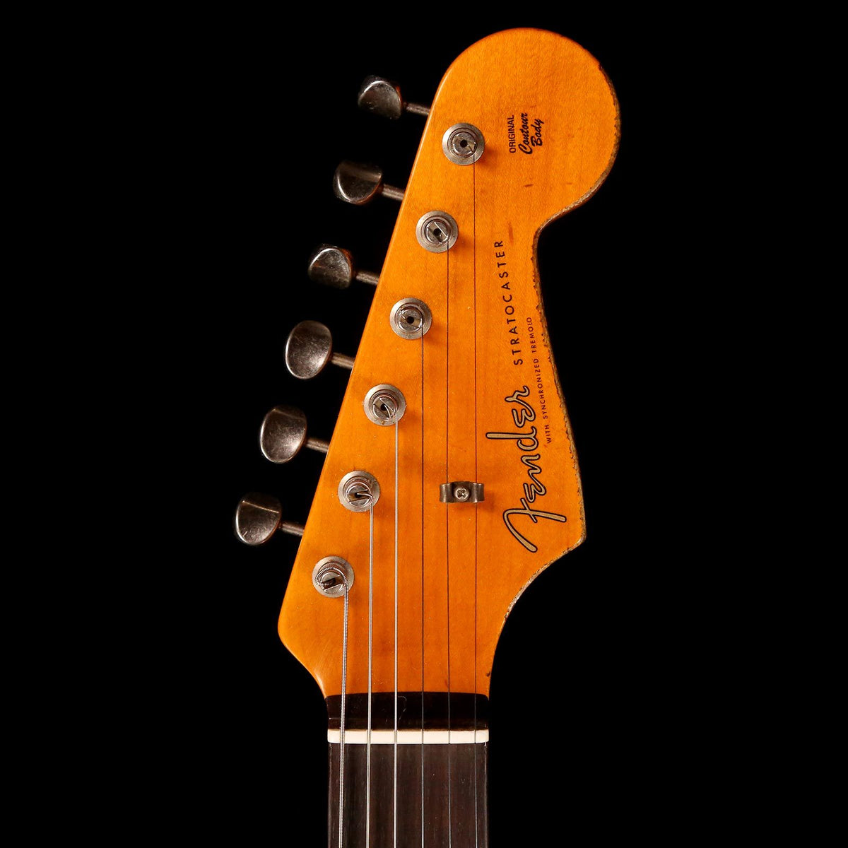 Fender Custom Shop 1959 Stratocaster Heavy Relic Aged Olympic White — 4
