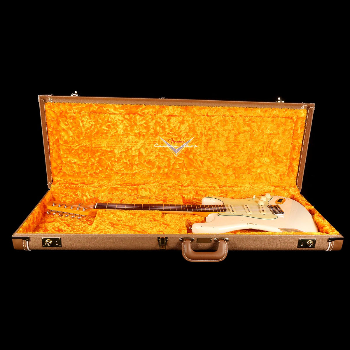 Fender Custom Shop 1959 Stratocaster Heavy Relic Aged Olympic White — 7
