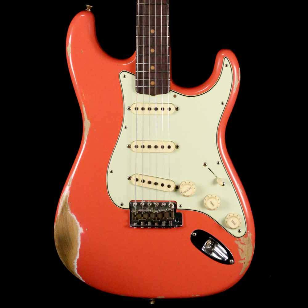 Fender Custom Shop 2019 '59 Stratocaster Heavy Relic Faded Tahitian Coral — 1