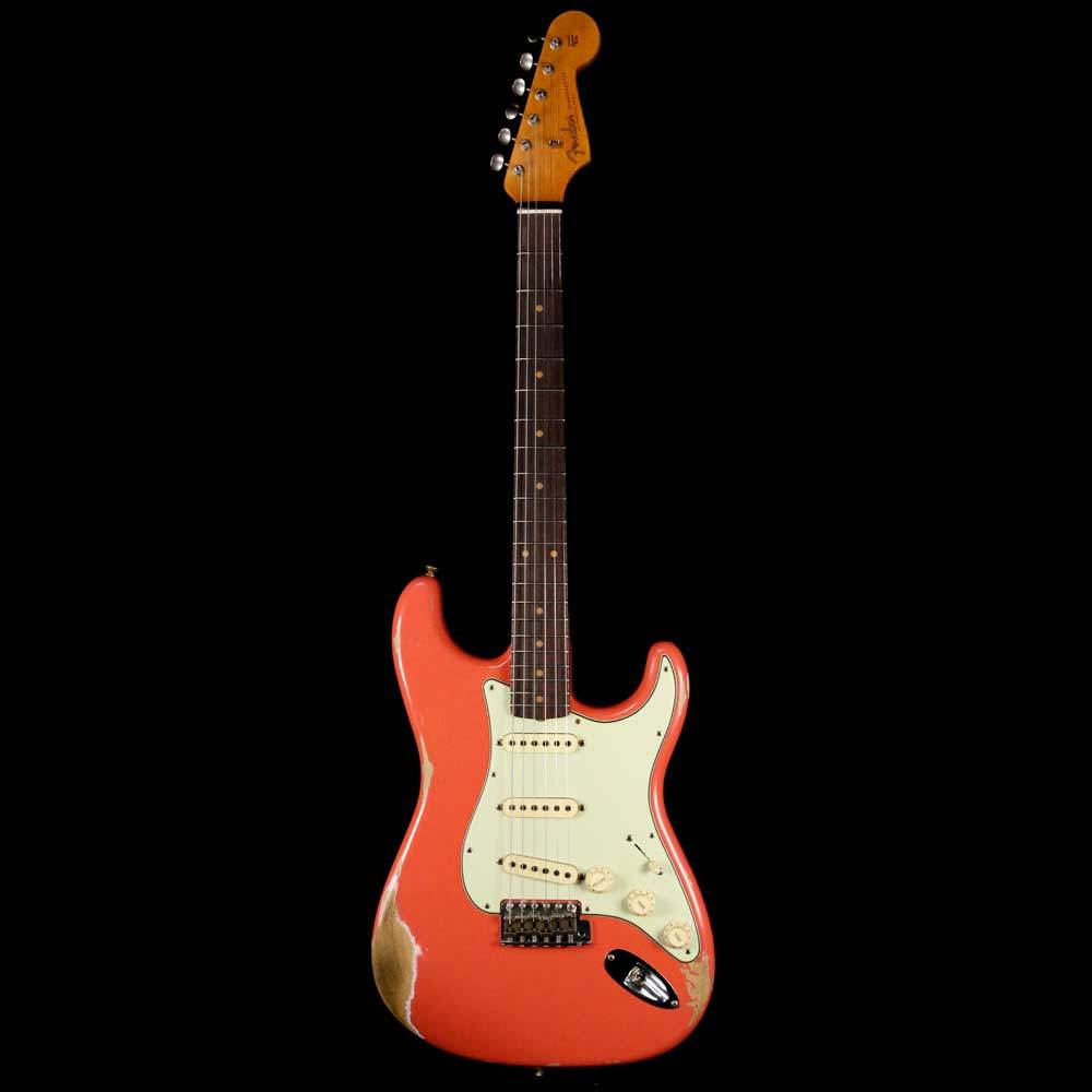 Fender Custom Shop 2019 '59 Stratocaster Heavy Relic Faded Tahitian Coral — 2