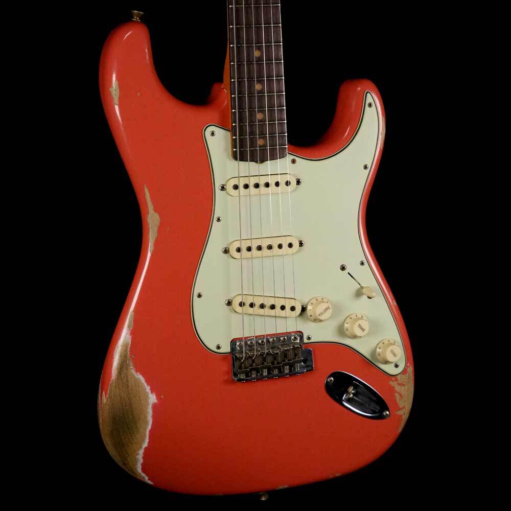 Fender Custom Shop 2019 '59 Stratocaster Heavy Relic Faded Tahitian Coral — 6