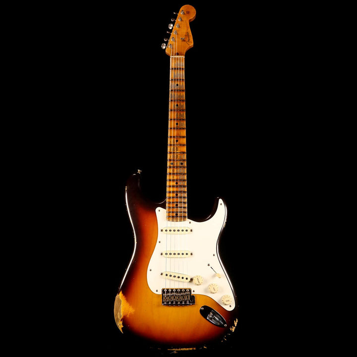 Fender Custom Shop '59 Stratocaster 2019 Heavy Relic Faded Chocolate 3-Color Sunburst