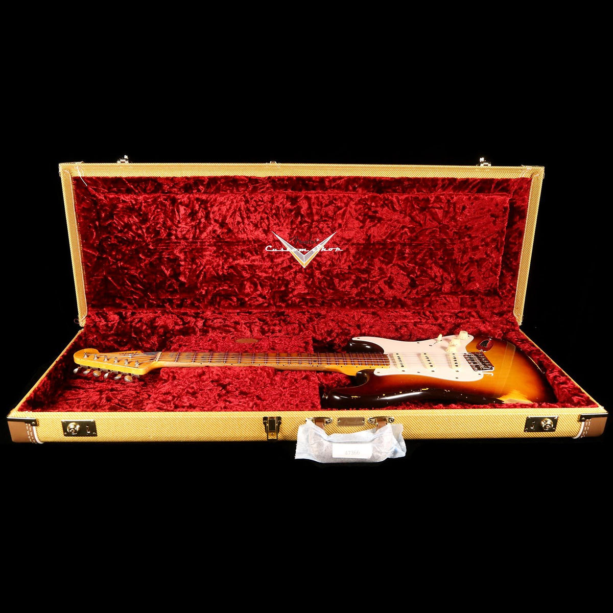 Fender Custom Shop '59 Stratocaster 2019 Heavy Relic Faded Chocolate 3-Color Sunburst — 9