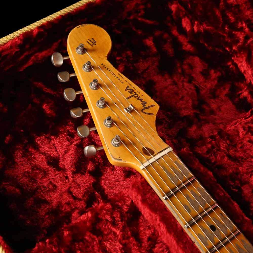 Fender Custom Shop 2019 '59 Stratocaster Heavy Relic Aged White Blonde — 4