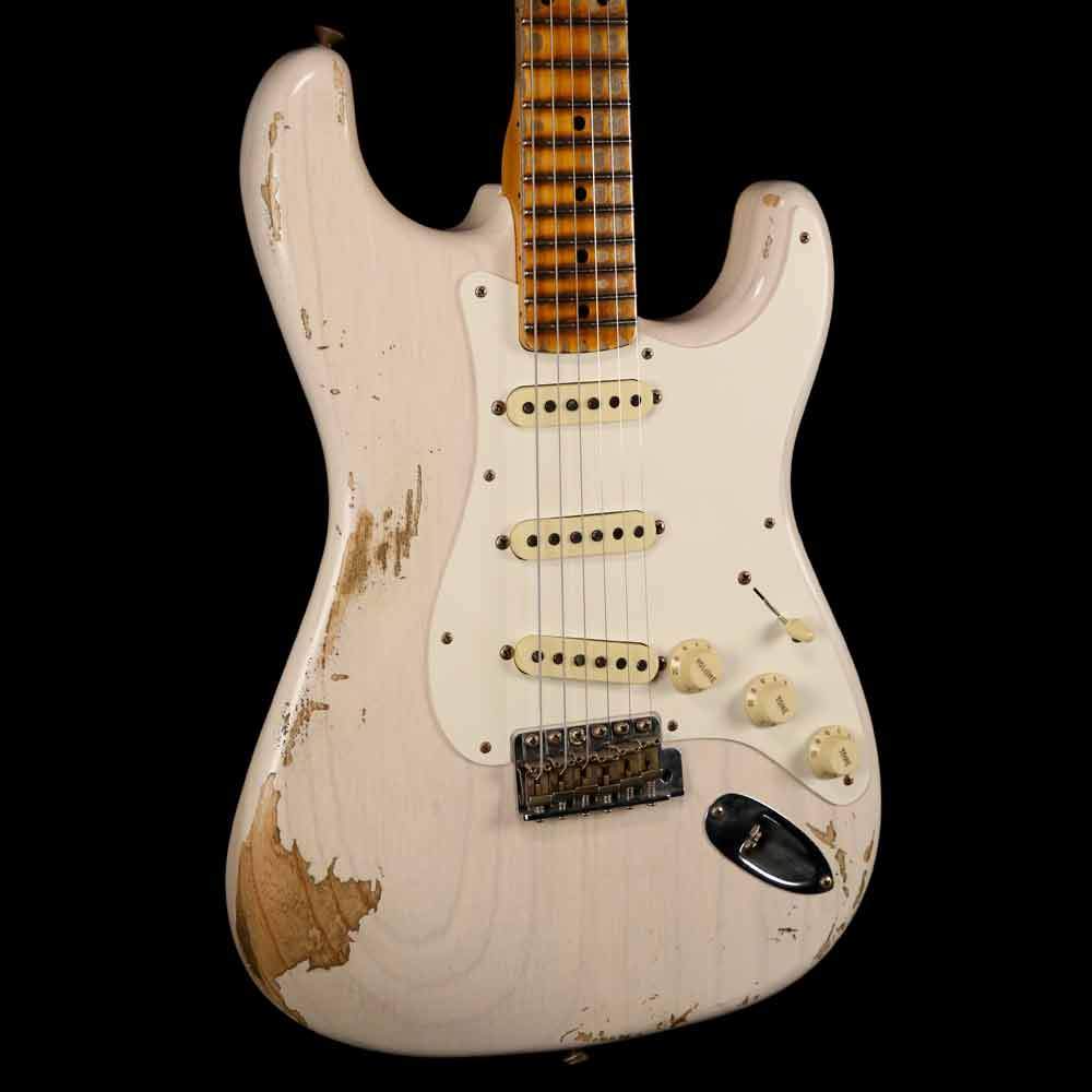 Fender Custom Shop 2019 '59 Stratocaster Heavy Relic Aged White Blonde — 6