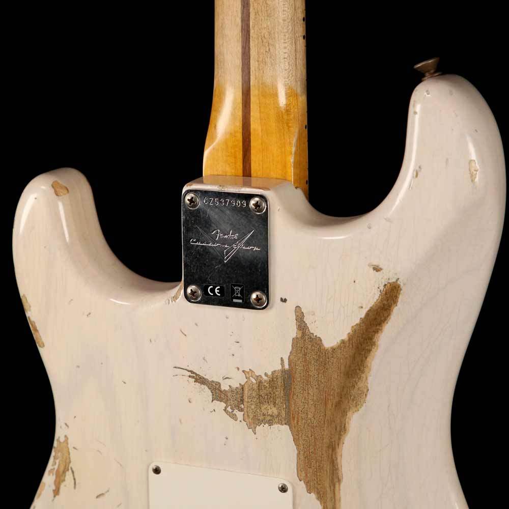Fender Custom Shop 2019 '59 Stratocaster Heavy Relic Aged White Blonde — 9