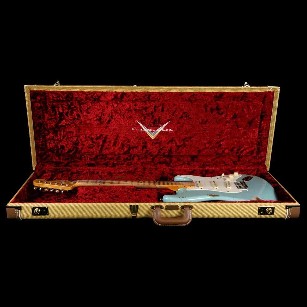 Fender Custom Shop '59 Stratocaster Heavy Relic Aged Daphne Blue — 10