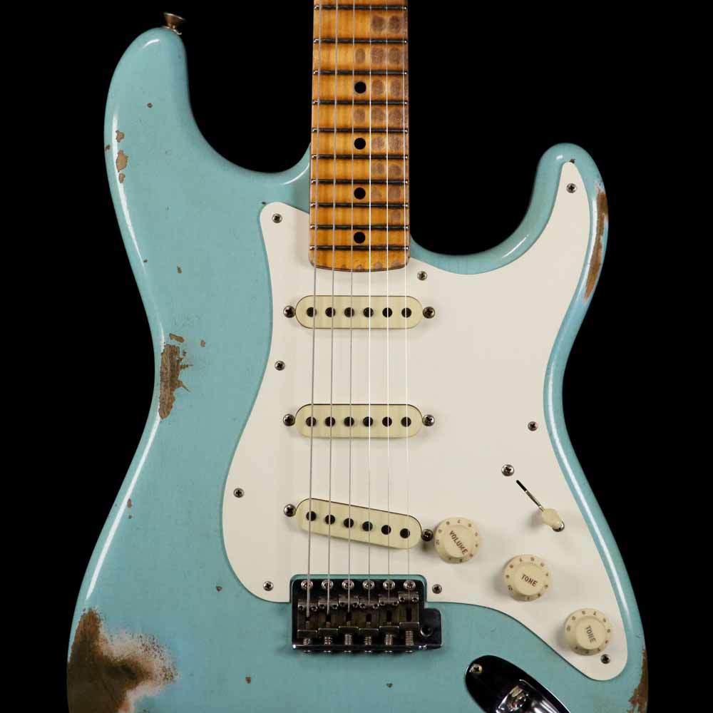Fender Custom Shop '59 Stratocaster Heavy Relic Aged Daphne Blue — 6