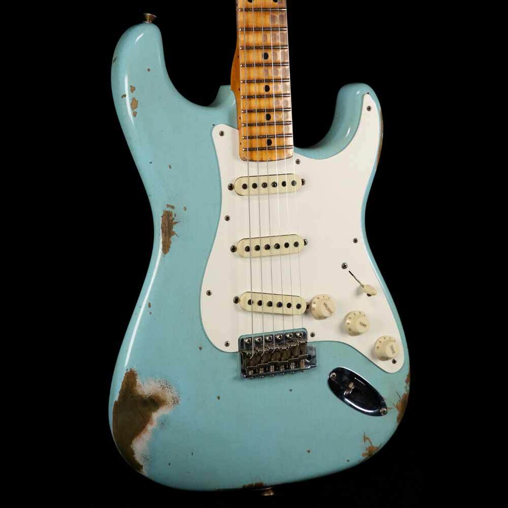 Fender Custom Shop '59 Stratocaster Heavy Relic Aged Daphne Blue — 7