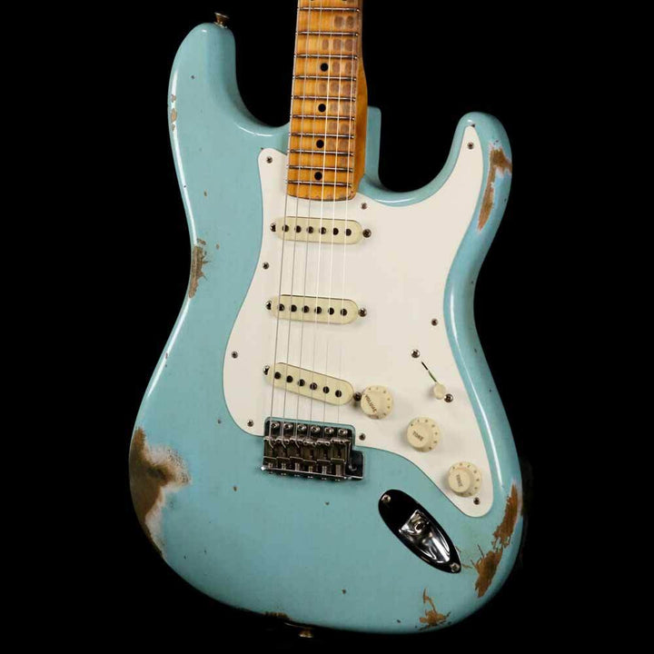 Fender Custom Shop '59 Stratocaster Heavy Relic Aged Daphne Blue
