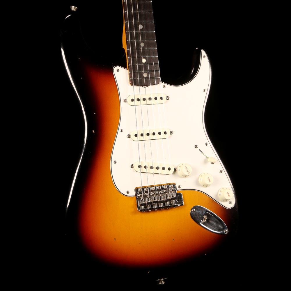 Fender Custom Shop '65 Stratocaster 2019 Faded 3-Color Sunburst — 7