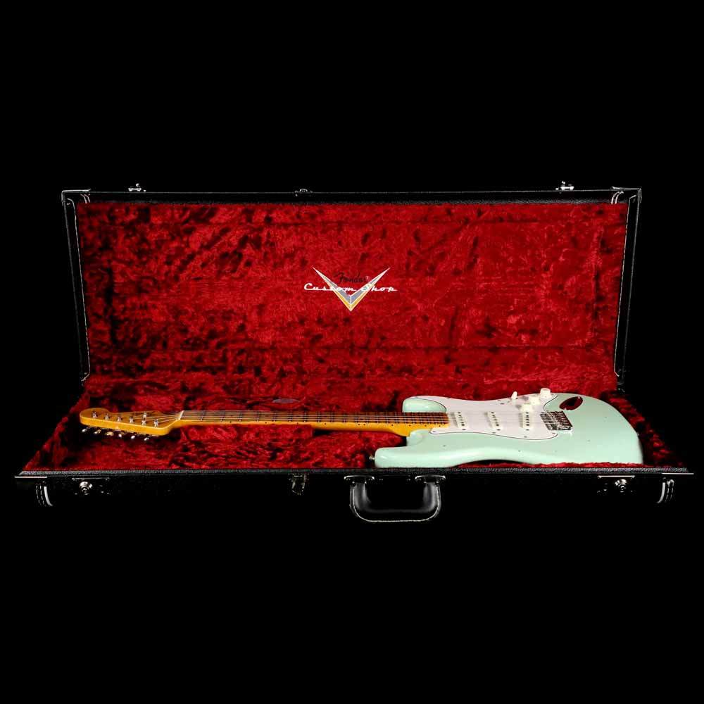 Fender Custom Shop '65 Stratocaster Journeyman Relic Faded Aged Surf Green — 10