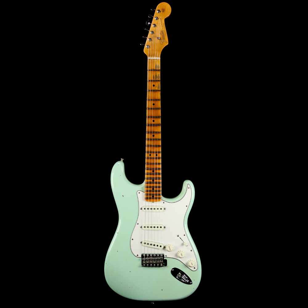 Fender Custom Shop '65 Stratocaster Journeyman Relic Faded Aged Surf Green — 2