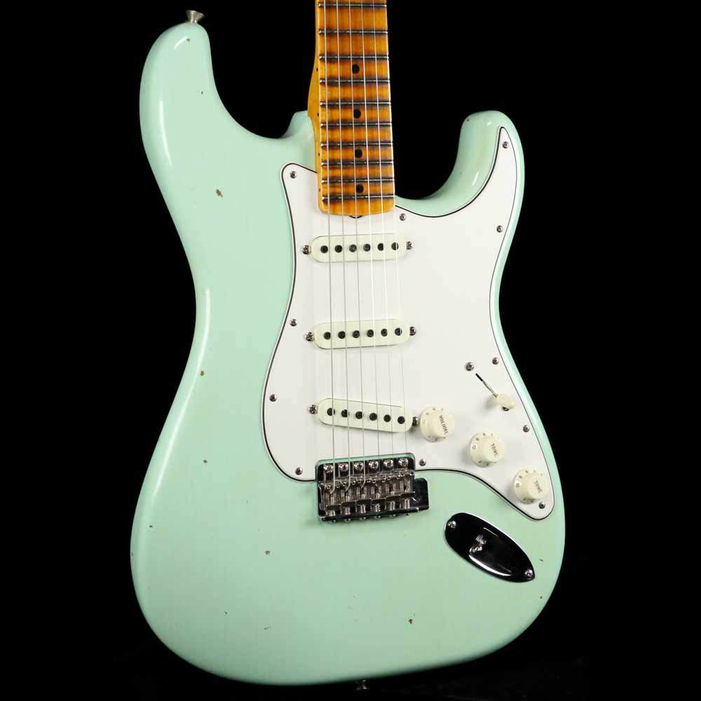 Fender Custom Shop '65 Stratocaster Journeyman Relic Faded Aged Surf Green — 7