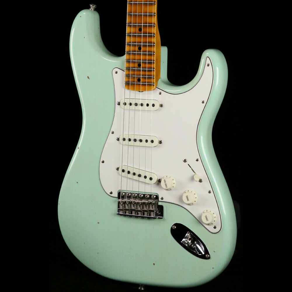 Fender Custom Shop '65 Stratocaster Journeyman Relic Faded Aged Surf Green — 8