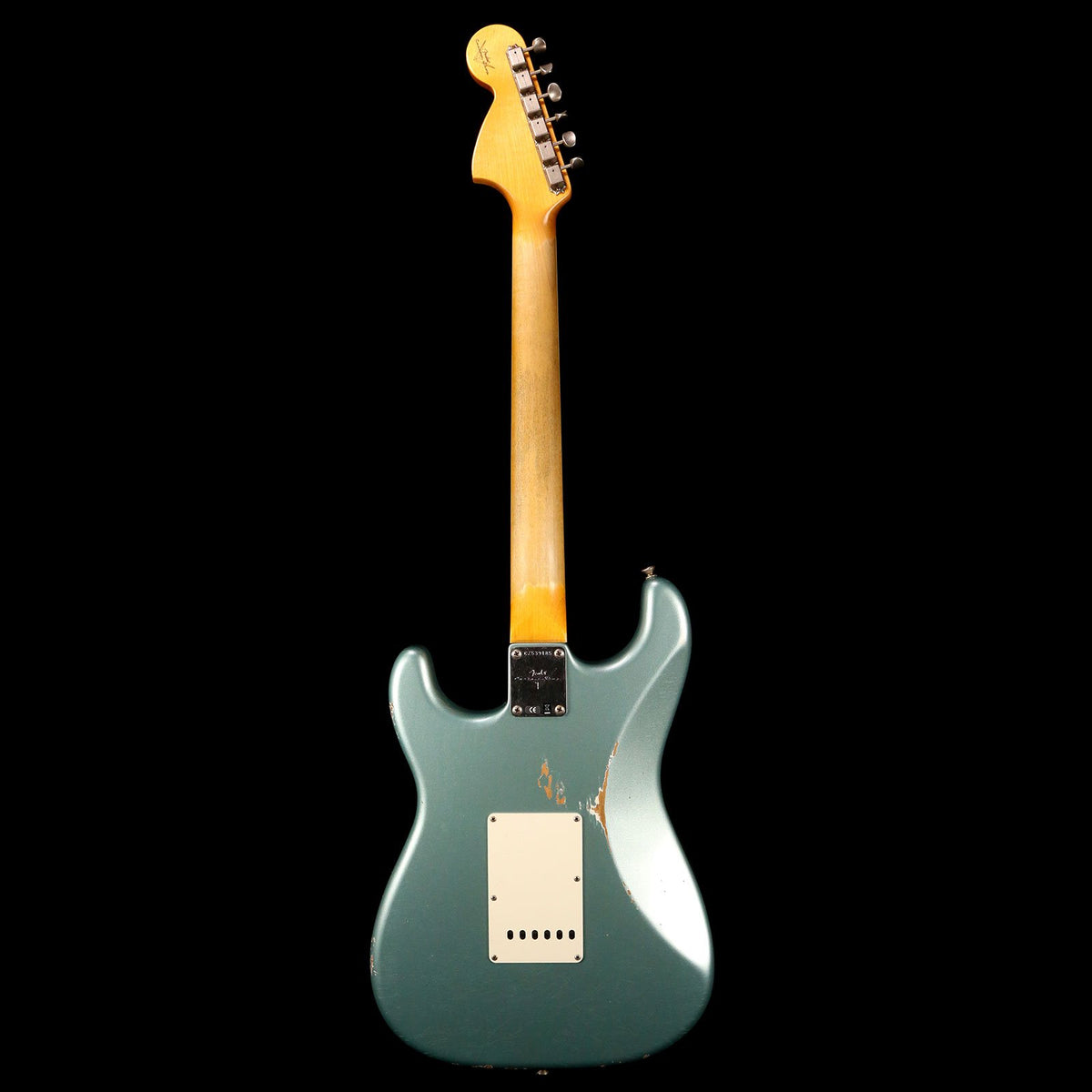 Fender Custom Shop '67 Stratocaster Relic Aged Firemist Silver — 3