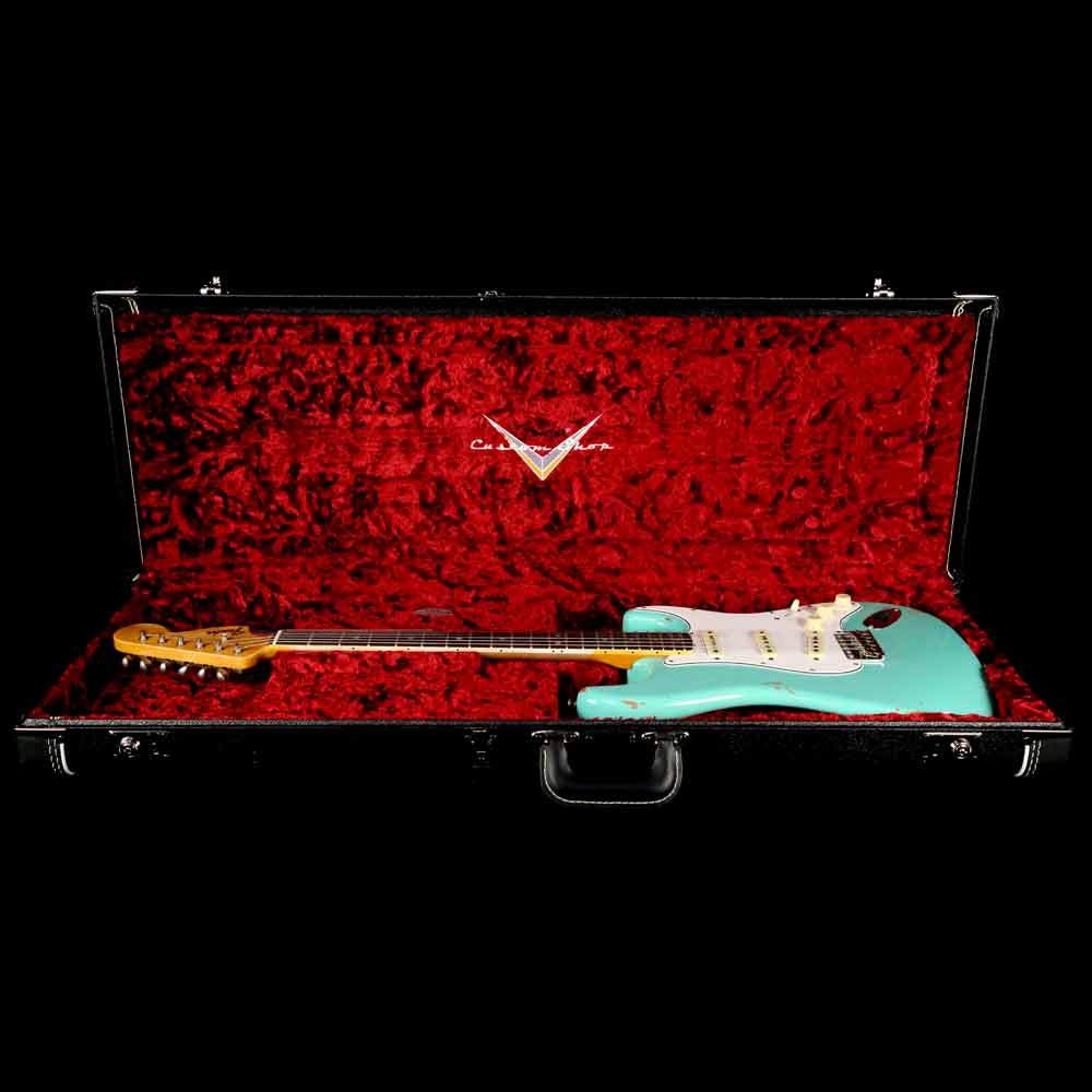 Fender Custom Shop '67 Stratocaster Relic Faded Seafoam Green — 10