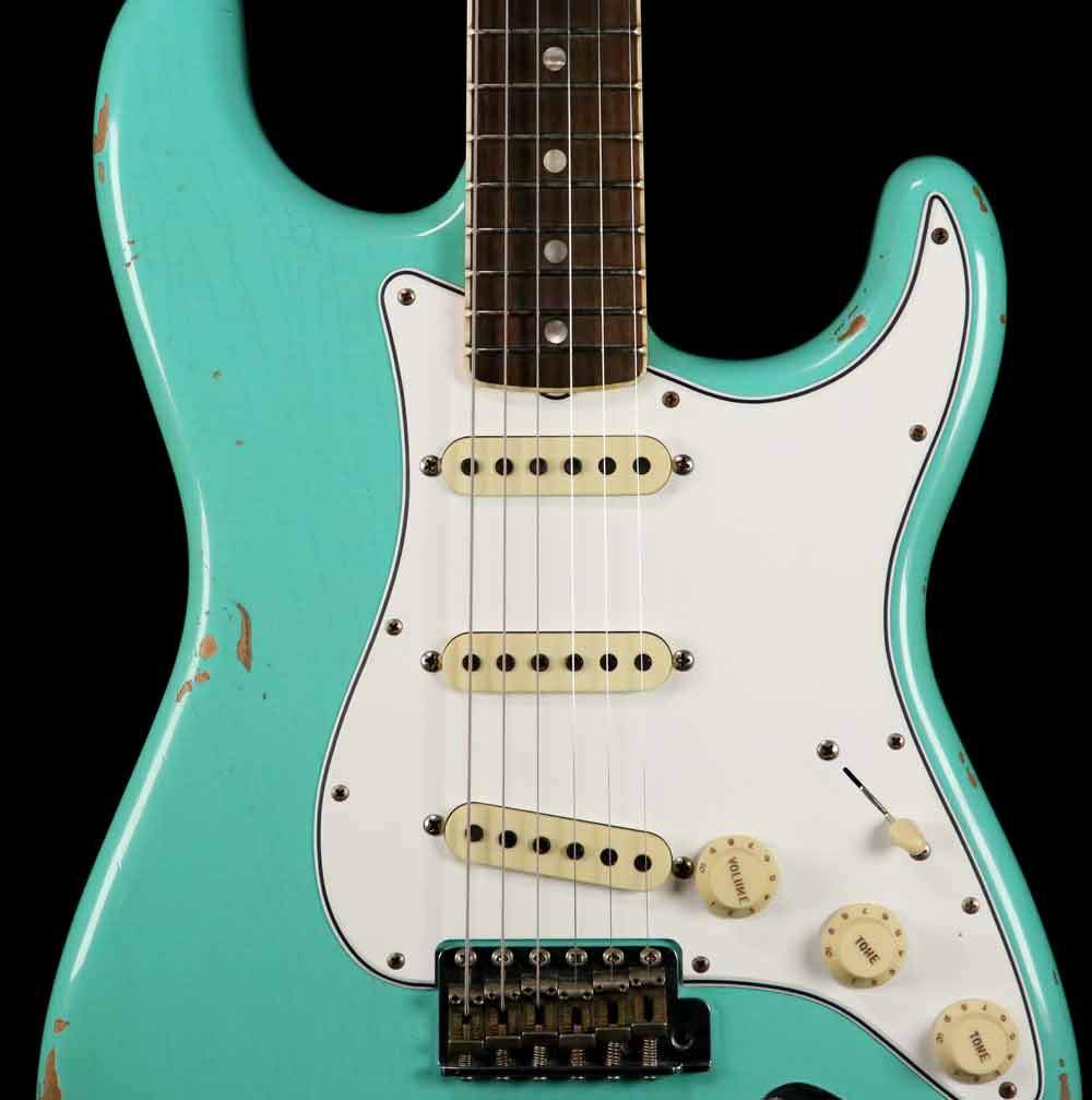 Fender Custom Shop '67 Stratocaster Relic Faded Seafoam Green — 8