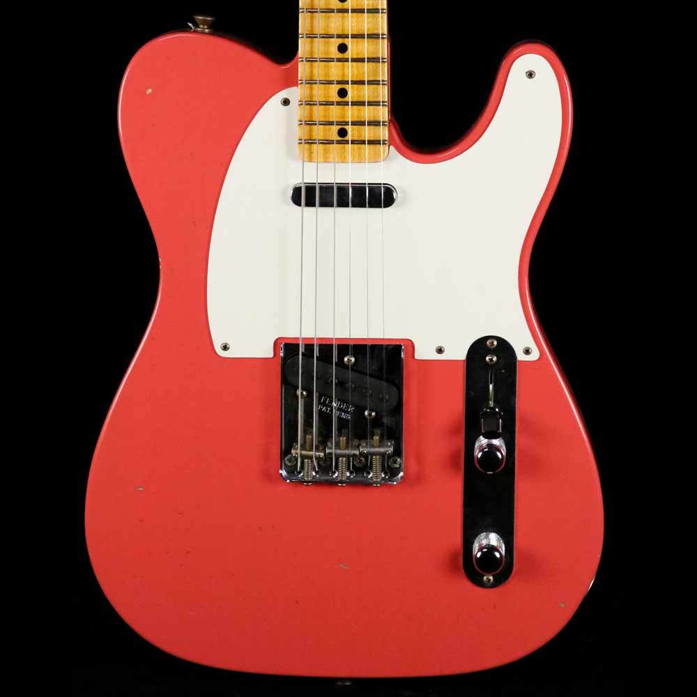 Fender Custom Shop 2019 '56 Telecaster Journeyman Relic Super Faded Fiesta Red — 1