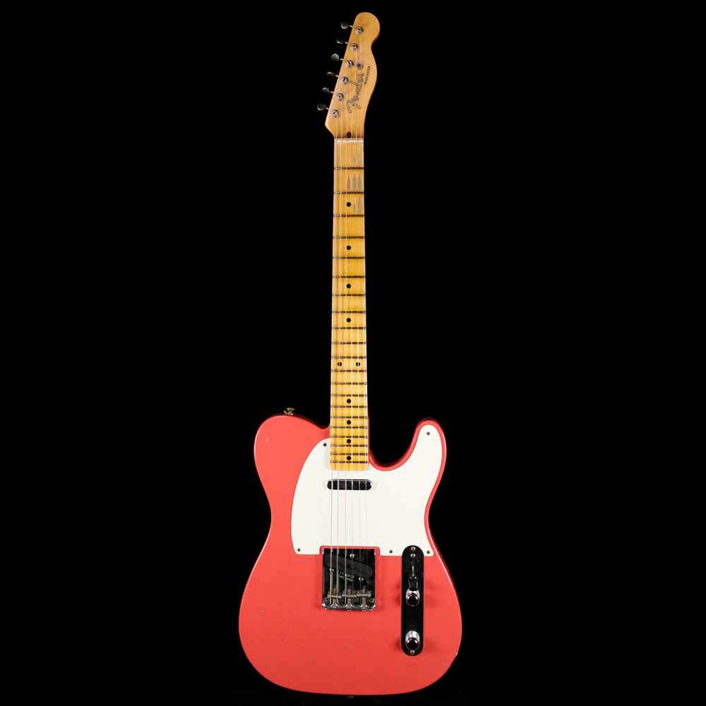 Fender Custom Shop 2019 '56 Telecaster Journeyman Relic Super Faded Fiesta Red — 2