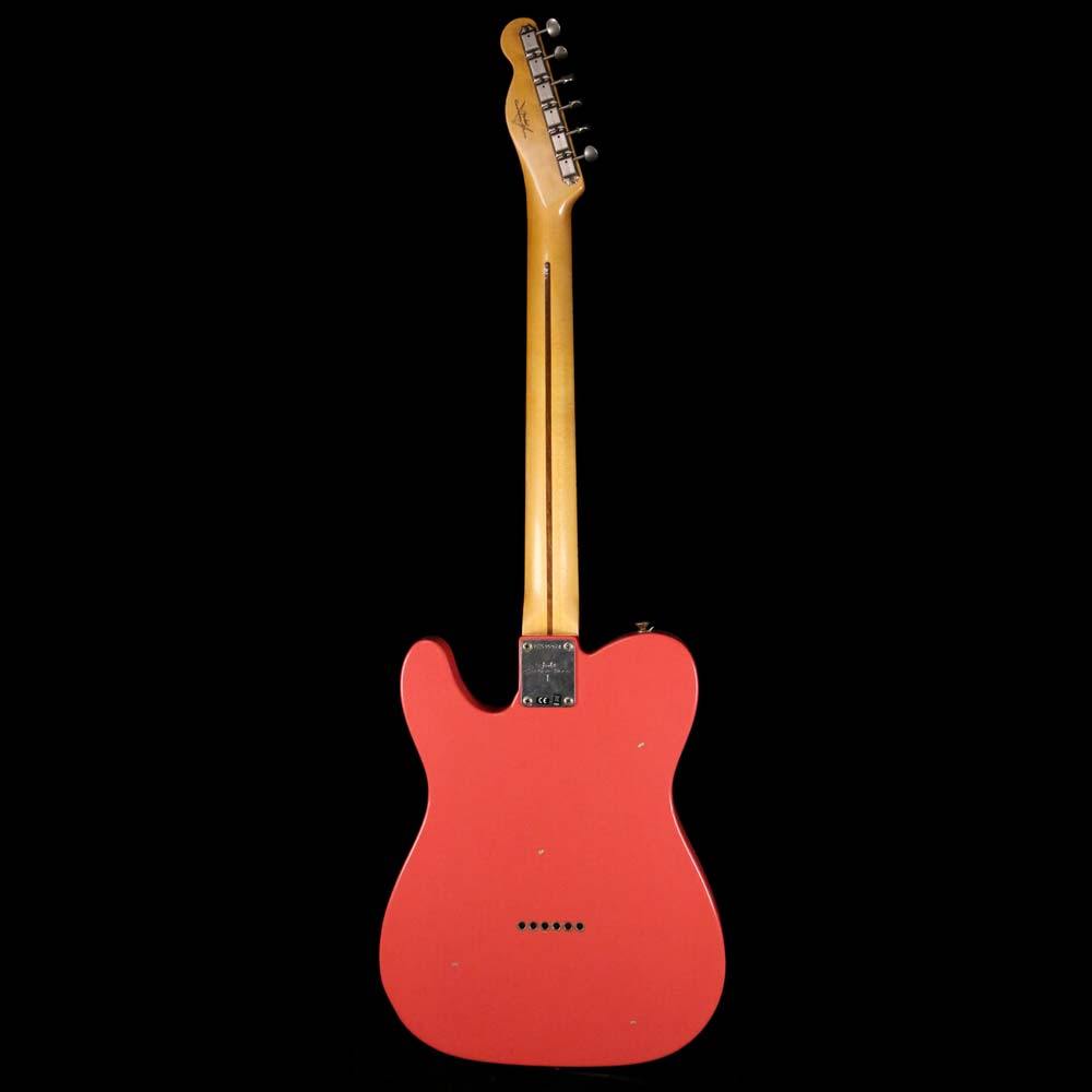 Fender Custom Shop 2019 '56 Telecaster Journeyman Relic Super Faded Fiesta Red — 3