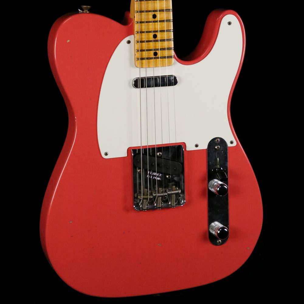 Fender Custom Shop 2019 '56 Telecaster Journeyman Relic Super Faded Fiesta Red — 7