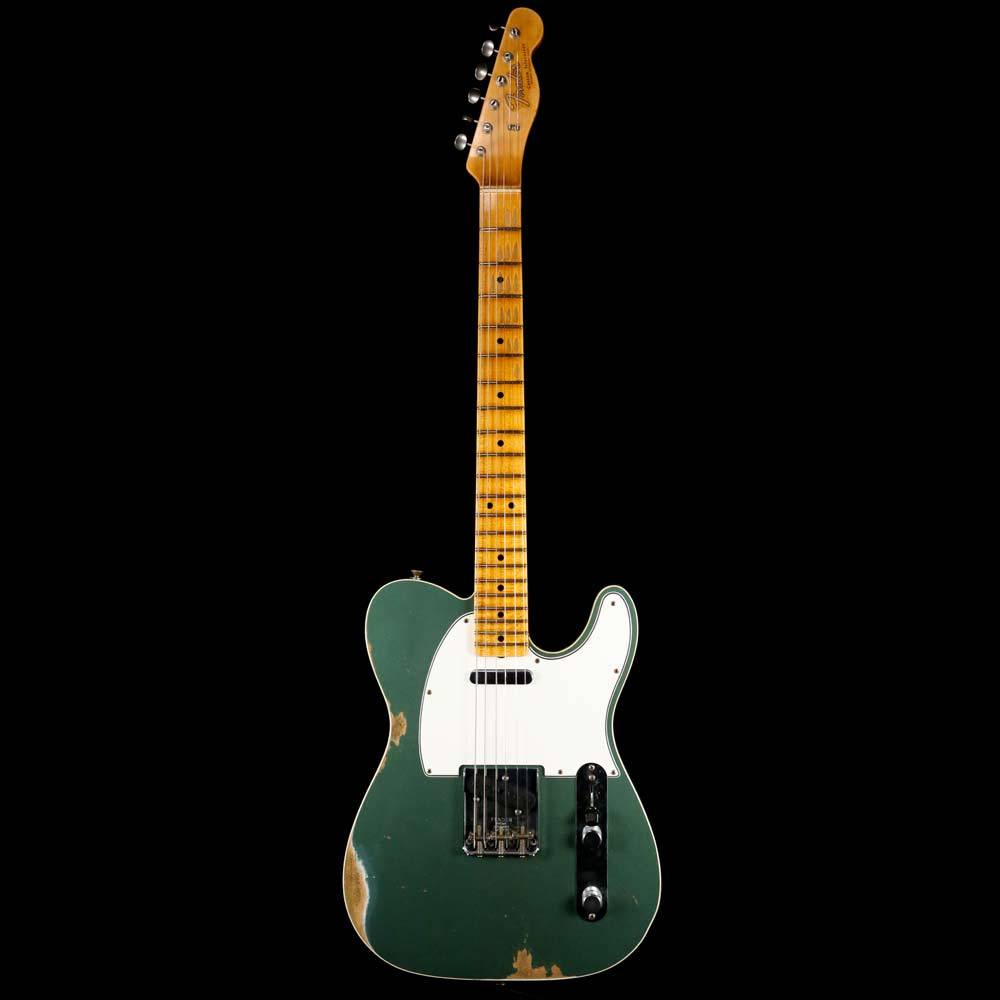Fender Custom Shop 2019 '65 Telecaster Custom Faded Sherwood Green Metallic — 2