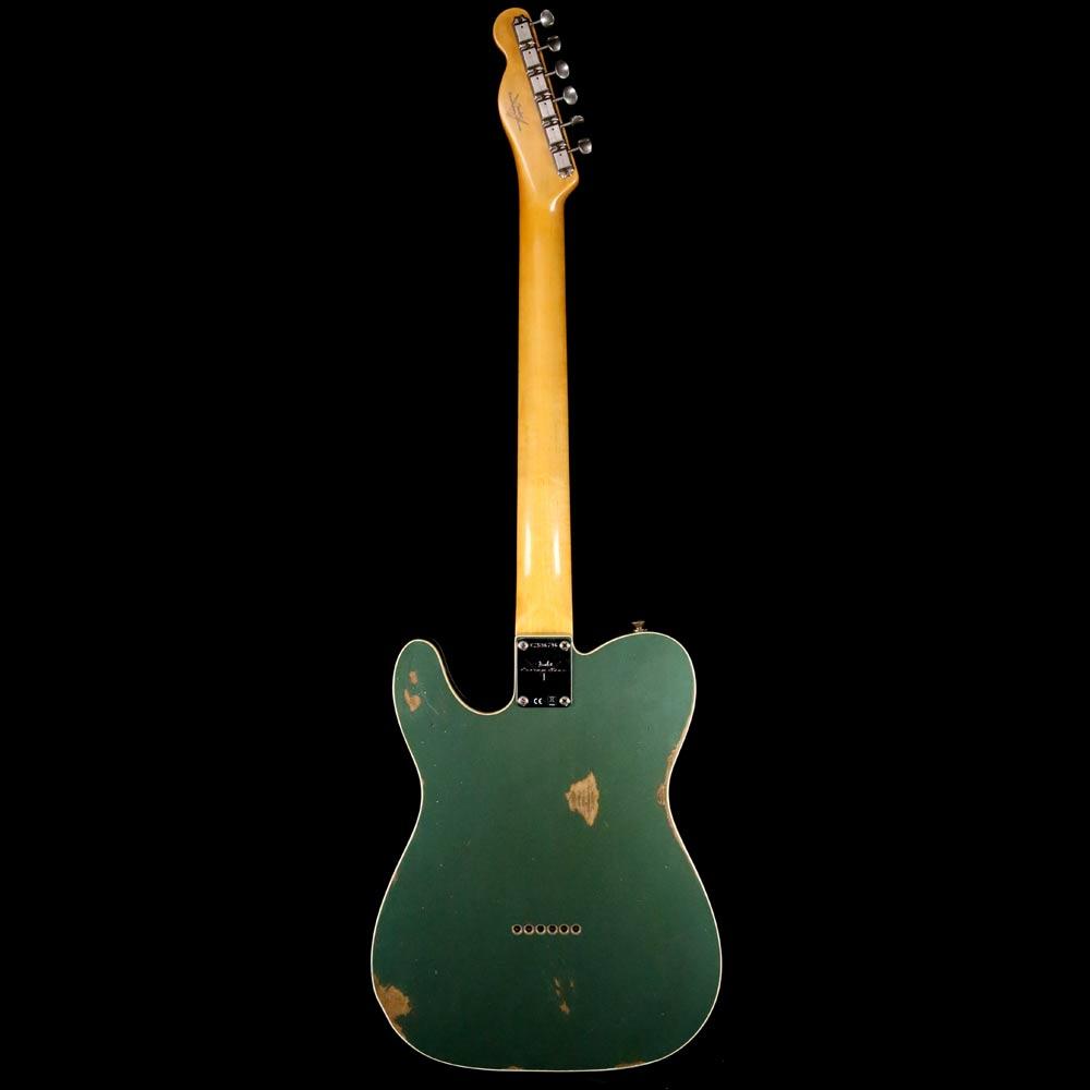 Fender Custom Shop 2019 '65 Telecaster Custom Faded Sherwood Green Metallic — 3