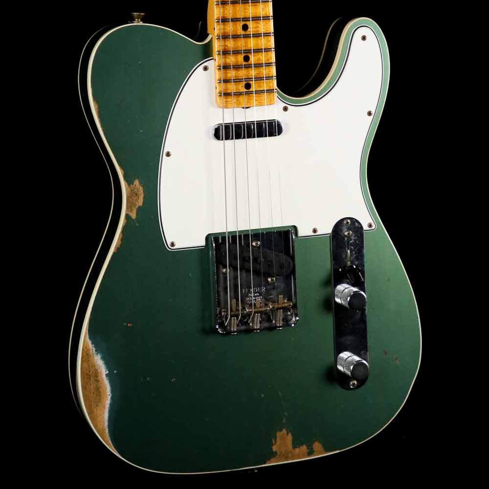 Fender Custom Shop 2019 '65 Telecaster Custom Faded Sherwood Green Metallic — 6