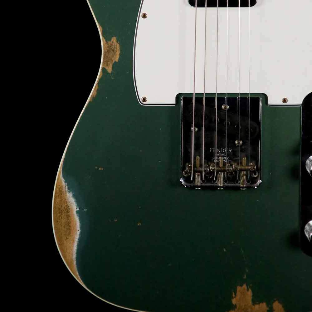 Fender Custom Shop 2019 '65 Telecaster Custom Faded Sherwood Green Metallic — 9