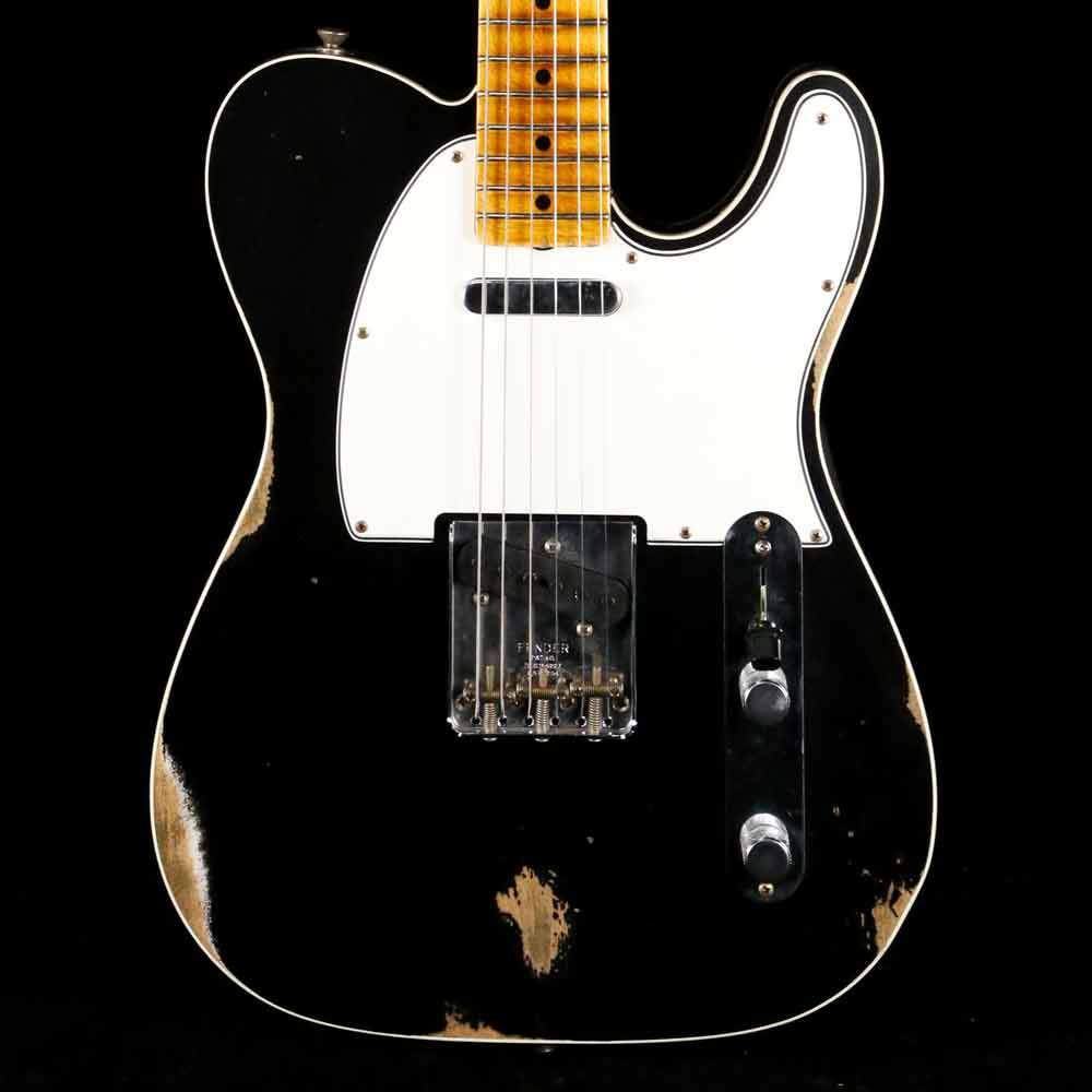 Fender Custom Shop 2019 '65 Telecaster Custom Relic Aged Black — 2